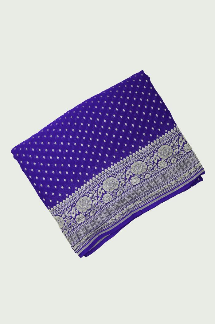 Banarasi Khadi Georgette saree 