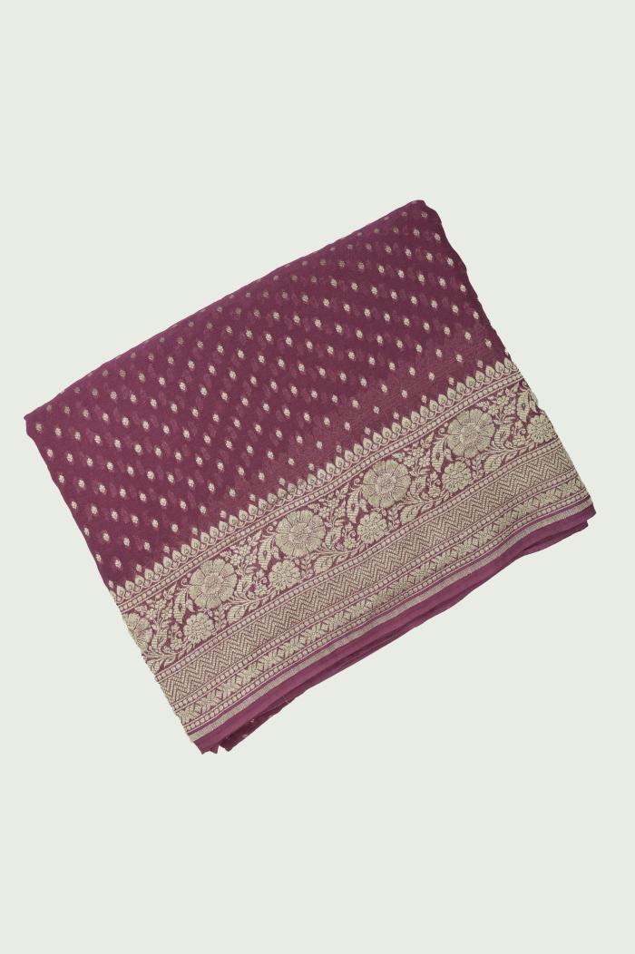 Banarasi Khadi Georgette saree 