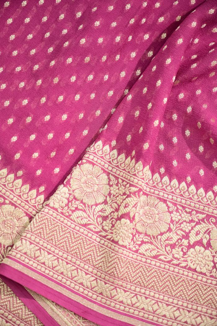 Banarasi Khadi Georgette saree 