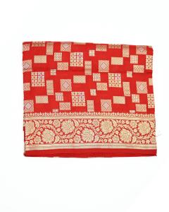 katan handloom geometric modern pattern  Banarasi Saree