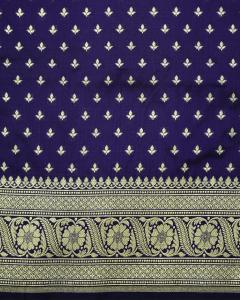  katan handloom border with booti Banarasi Saree