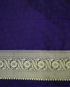  katan handloom border with booti Banarasi Saree