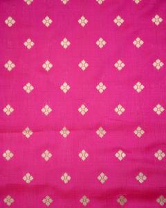 katan handloom rani pink Banarasi Saree