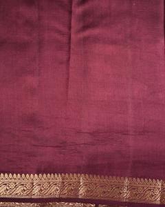 Mango Silk Zari Weaving Small Booti Banarasi Saree