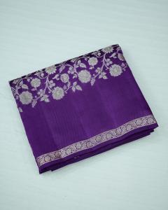 Raw Mango Dupion Sona Rupa Lahariya Banarasi Saree