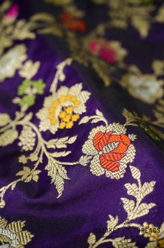 Royal Purple Banarasi Saree