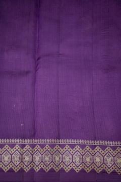 Raw Mango Silk Russian Violet Zari Saree