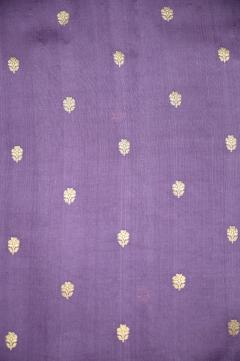 Raw Mango Silk Lavendar Border Booti Saree