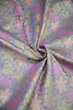 Pure Lavender Tanchui Katan Floral Banarasi Saree