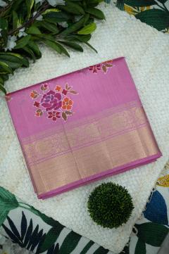 Chynia Silk Golden Zari Saree in Ferozi Blue & 3 Colors