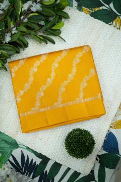 Raw Mango Silk Meenakari Zari Saree