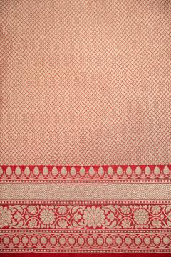 Pure Banarasi Katan Silk Red Saree