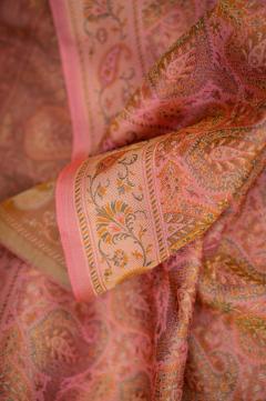 Pure Katan Tanchui Strawberry Pink Banarasi Saree