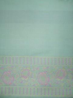 Pure Banarasi Katan Silk Light sea green Saree