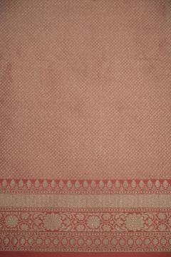 Pure Banarasi Katan Silk Peach Saree