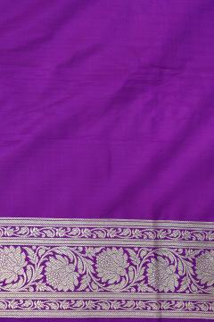 Pure Banarasi Magenta Alfi Katan Silk Saree