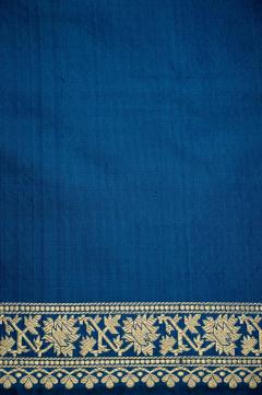 Banarasi Katan Upada Navy Blue Saree