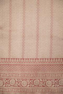 Pure Banarasi Katan Silk Dusty strawberry pink Saree