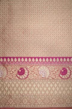 Katan Banarasi Upada Tussar Meenakari Saree