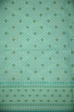 Supernet Sea Green Gentle Banarasi Saree