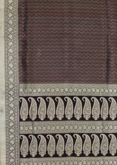 Pure Banarasi Black Tissue Saree